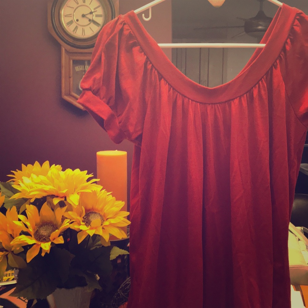 Red tunic